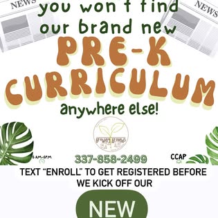 Brand New Pre-K Curriculum